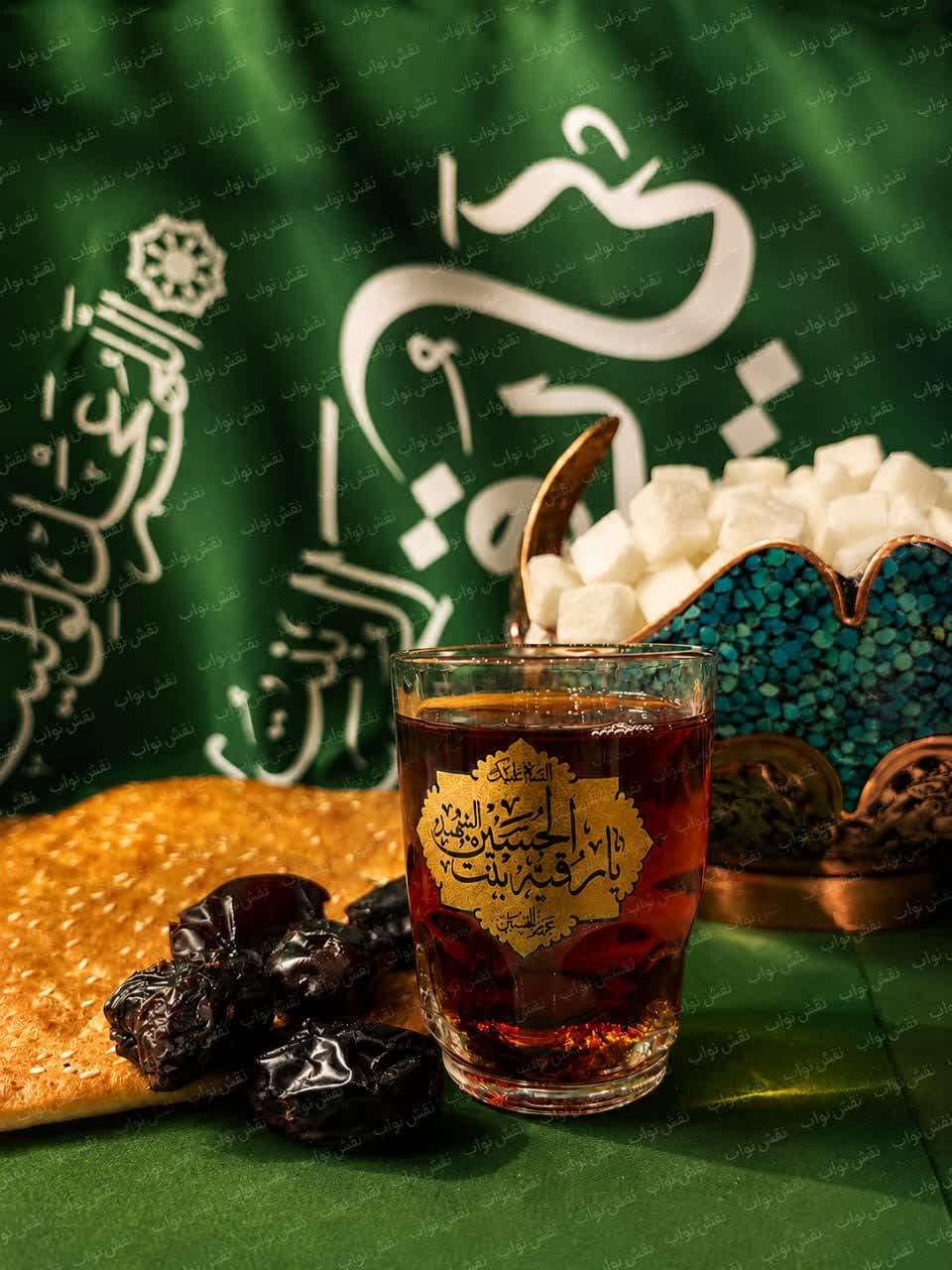 استکان عینکی مذهبی کوچک